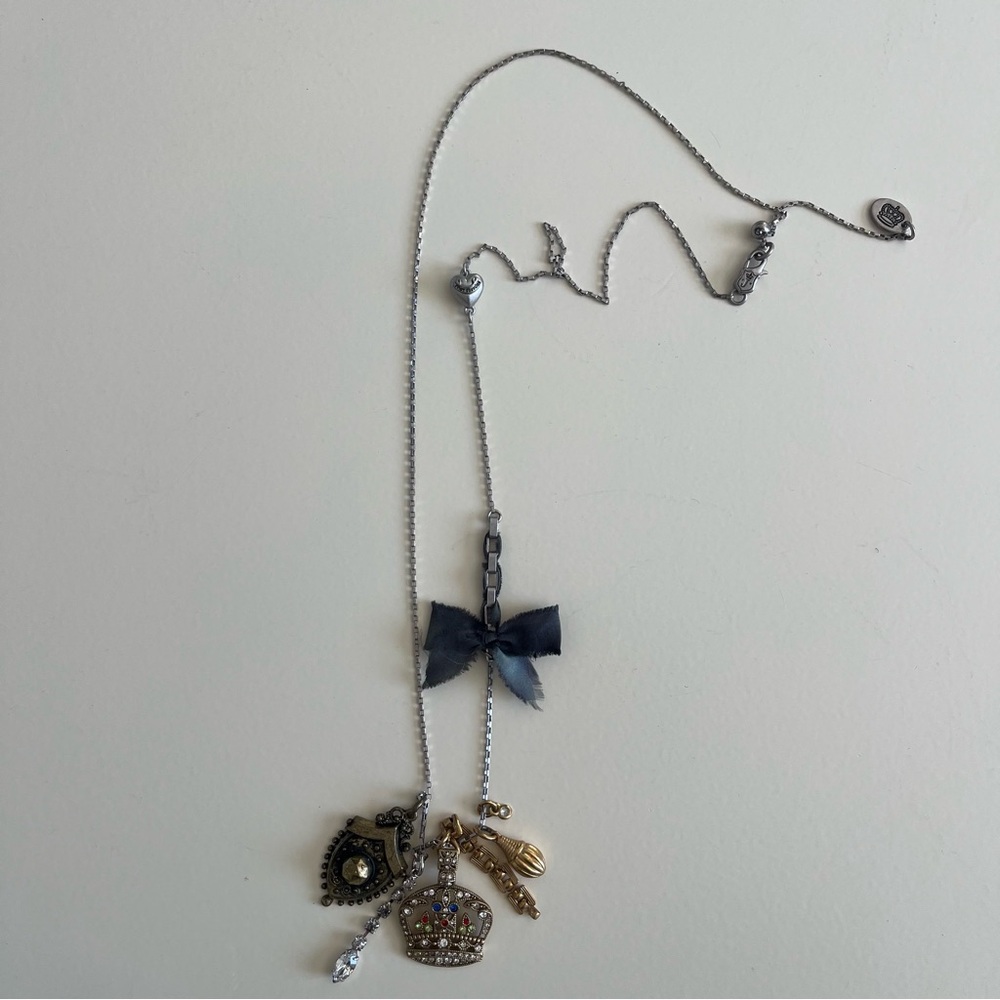 Juicy Couture Y2K Vintage Charm Necklace